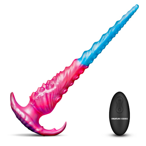 Vibropus Vibrating Silicone Dildo画像5