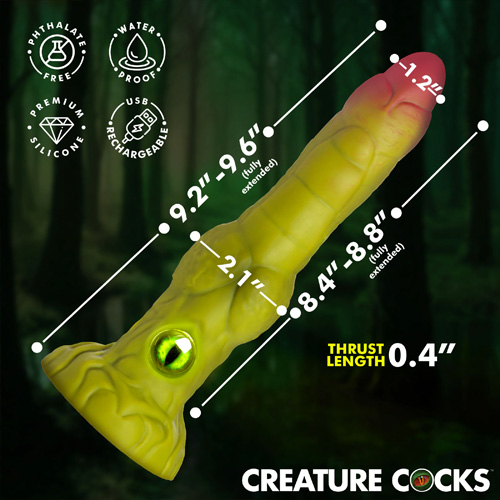 Eyegor Thrusting & Vibrating Silicone Dildo画像7