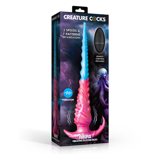 Vibropus Vibrating Silicone Dildo画像6