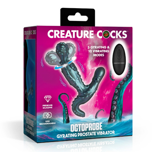 前立腺ヘッドスイングバイブ Octoprobe Gyrating Prostate Vibrator画像7