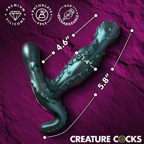 前立腺ヘッドスイングバイブ Octoprobe Gyrating Prostate Vibrator画像5