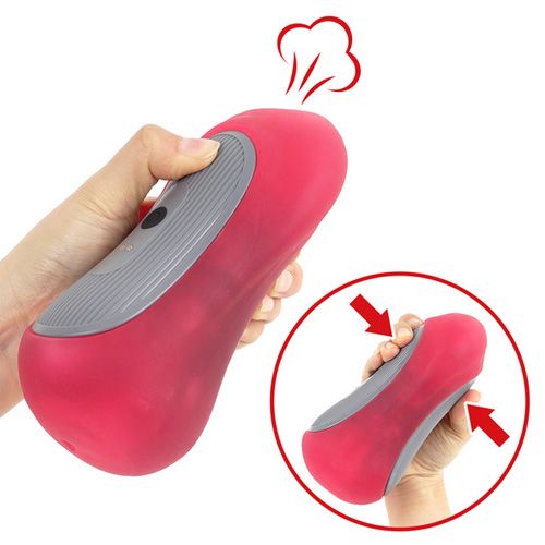 電動シコシコ中毒 指圧グリップ 強力振動 9種振動モード バキューム感 貫通式 ダブルモーター搭載 電動オナホ画像5