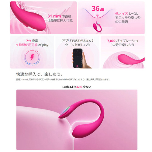 LOVENSE Lush Mini ラブンス ラッシュミニ画像6
