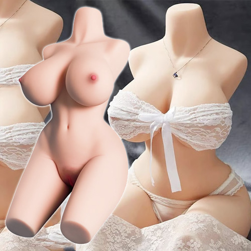 等身大リアルオナホール 巨乳 可動式骨格内蔵 2穴 TPE 超重量17kg