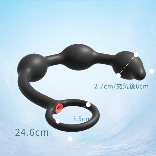 インフレート式アナルビーズ画像7