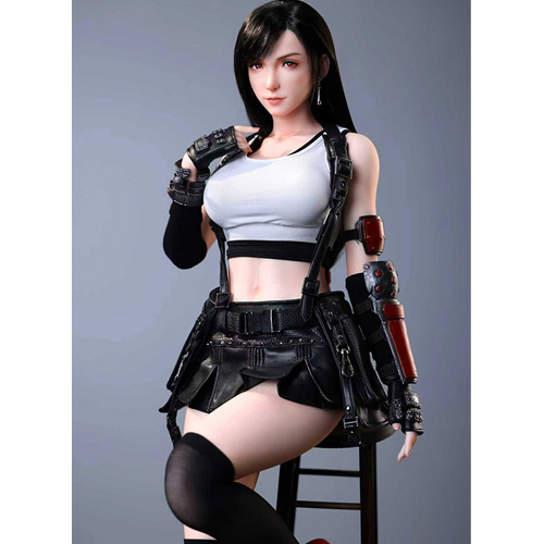 ROSE IDOL ティファ風コスチュームラブドール 75cm プラチナシリコン製 4400g ミニドール キャラクターフィギュア画像2