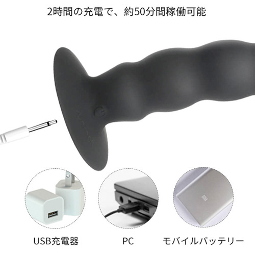 スパイラル型アナルプラグ リモコン式画像5