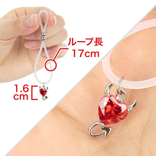 クリスタル乳首飾り画像2