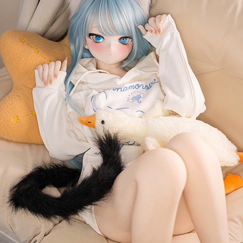 MOZU Doll S級アニメ系ラブドール 141cm バスト大 薄荷ちゃん ビニール製のヘッド＋TPEボディ 肌色＆眼球色＆メイク＆ウィッグ＆衣装は宣材写真と同じ画像6