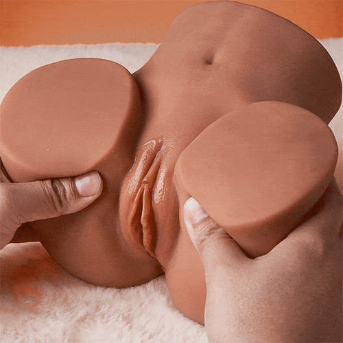 濃密ヒップライン ぷっくり肉感2300g 2穴大型オナホ