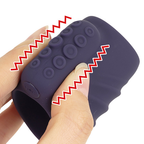 遠隔リモコン付き バイブレーションペニスサック画像5