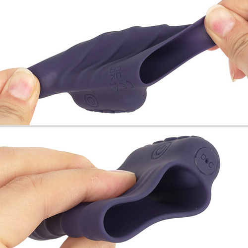 遠隔リモコン付き バイブレーションペニスサック画像4