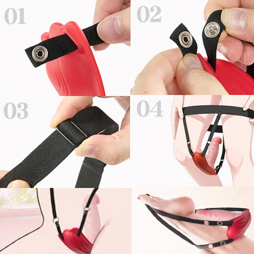 3秒で潮吹き リモコン付きバイブ 10種回転×10種振動 クリトリス＆内部同時刺激画像7