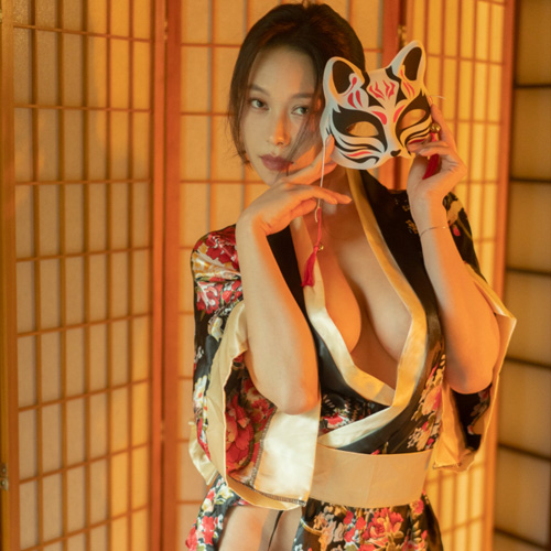 夢幻遊郭 咲き乱れる恋心 黒の花魁画像3