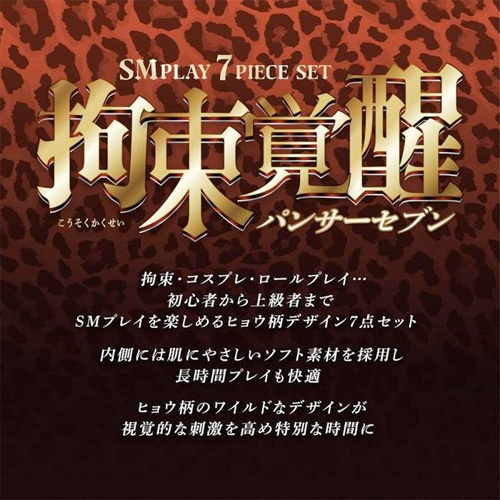 SMプレイ用具7点セット 拘束覚醒 パンサーセブン画像3