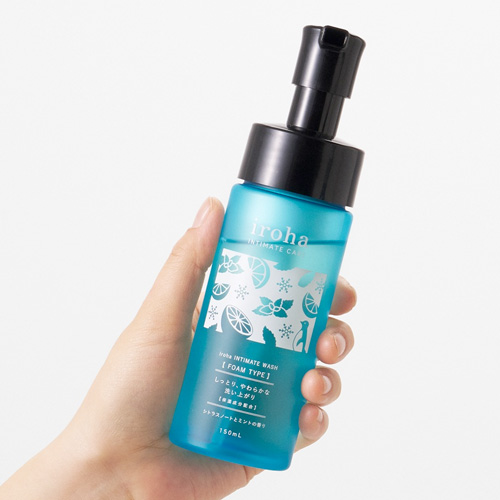 iroha INTIMATE WASH FOAM TYPE イロハ インティメイト ウォッシュ フォームタイプ シトラスノートとミントの香り 150ml画像3