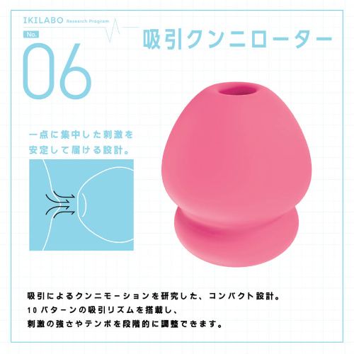 イキラボ! No06 吸引クンニローター画像4
