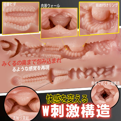 配信系ヒロイン リアルサイズ 8600g 肉感ボディ 2way構造ホール 高品質TPE素材 大型オナホ画像7