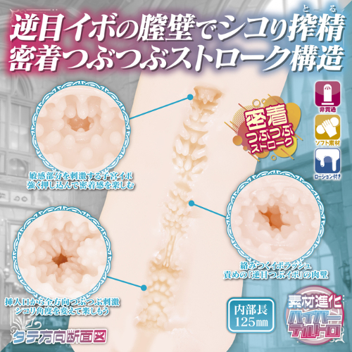 デルトロストーリー 密着つぶつぶストローク 逆目イボ × 密着つぶつぶ構造画像2