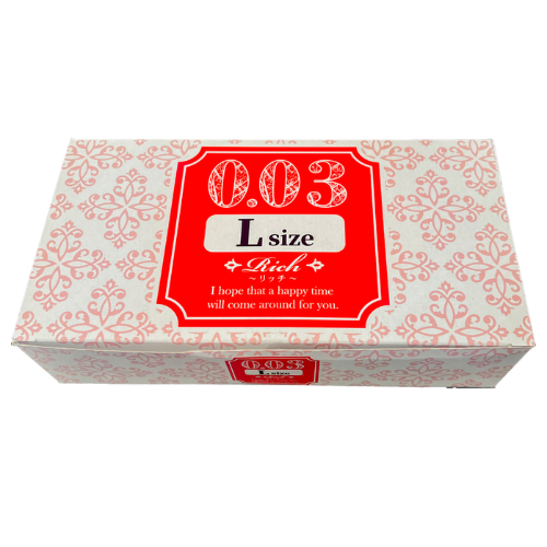 Rich リッチ 薄さ003 Lサイズ 業務用コンドーム 144個入り画像4