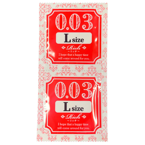 Rich リッチ 薄さ003 Lサイズ 業務用コンドーム 144個入り画像2