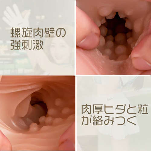重量8kg むっちりボディ TPE素材 リアル系 密着二穴 可動骨格内蔵大型オナホ画像4