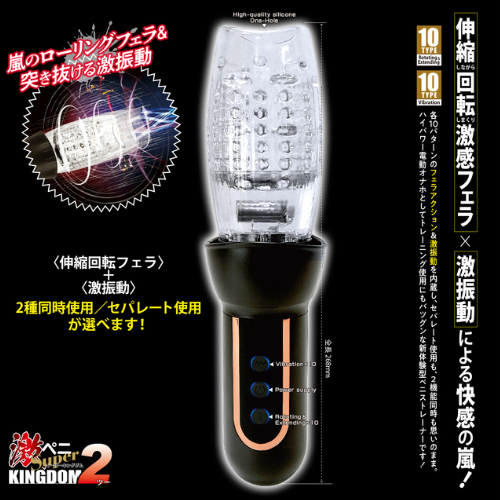 伸縮×回転+振動 激ペニSuperKINGDOM 2 画像2