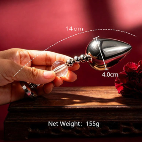 Beaded Metal Jewel Butt Plug ビーデッドメタルジュエルバットプラグ画像6