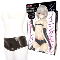 シャイニングエナメルショートパンツ おとこの娘用2Lサイズ