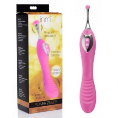 両端で異なる刺激を楽しめるバイブ Power Zinger Dual-Ended Silicone Vibrator