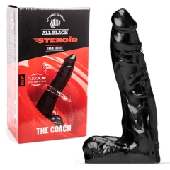 All Black Steroid Anal Dildo The Coach 30×5.7cm