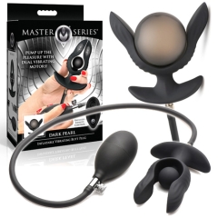 Dark Pearl Inflatable Vibrating Butt Plug