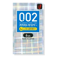 オカモトゼロツー Lサイズたっぷりゼリー 6コ入