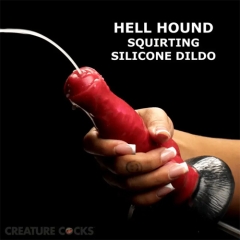 射精ディルド Hell Hound Squirting Silicone Dildo