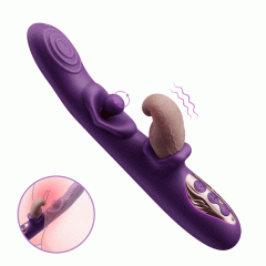 舌撩り×回転G点 内外イキ 連続絶頂 7振動 深攻め 防水静音バイブ