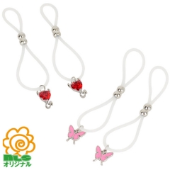 クリスタル乳首飾り