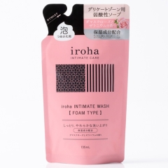 iroha INTIMATE WASH FOAM TYPE イロハ インティメイト ウォッシュ フォームタイプ ダマスクローズとゼラニウムの香り 詰め替え用 135ml