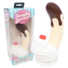 チョコレートディップ バナナスプリット シリコンディルド