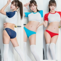 超薄・超透け体操服＆ブルマ＋ニーハイストッキング