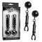 Black Bomber Nipple Clamps with Ball Weights ブラックボンバー
