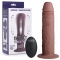 7X Remote Control Vibrating Thumping Dildo Dark